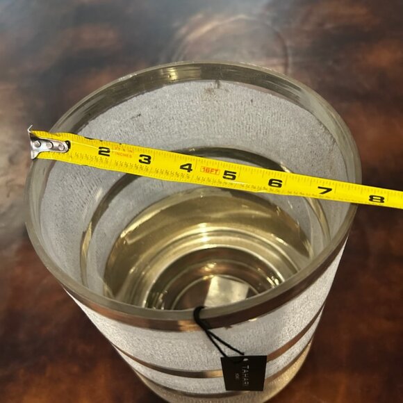 NWT Large Mercury Glass Hurricane Vase Candle Holder - Picture 5 of 6